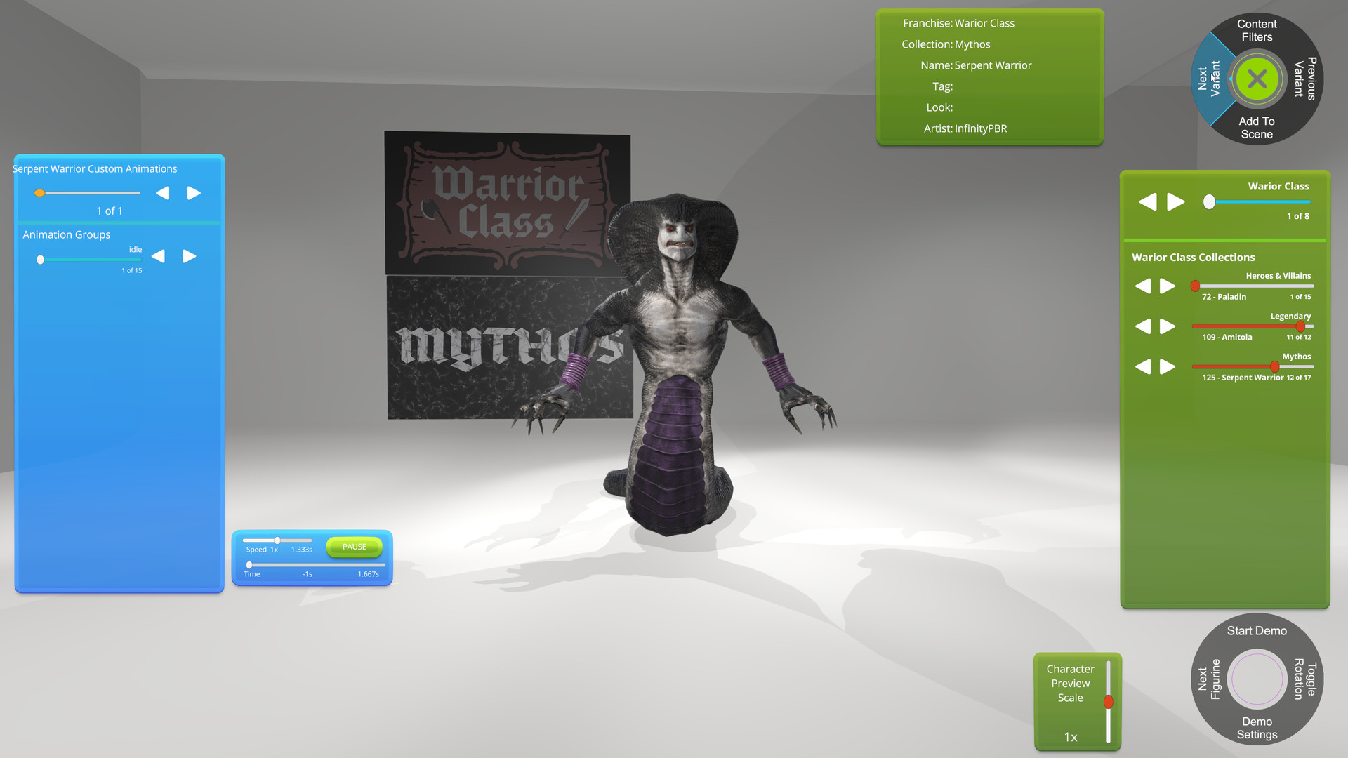 Figurine Scene Simulator: Warrior Class (Premium Unlock) #13
