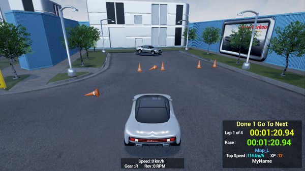 Скриншот из MazeWorkoutUrbanLostSoloCarRacer