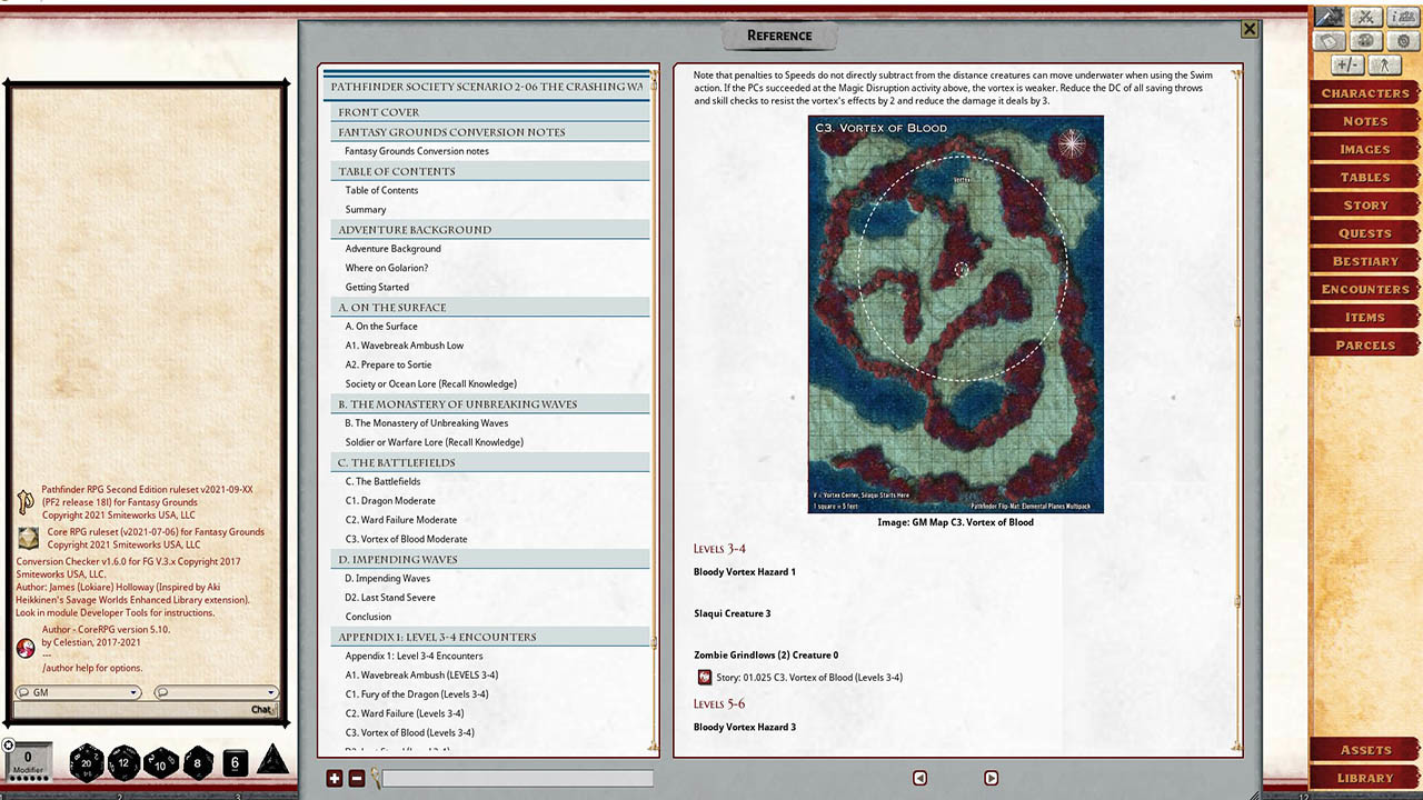 fantasy grounds 2 pathfinder extensions