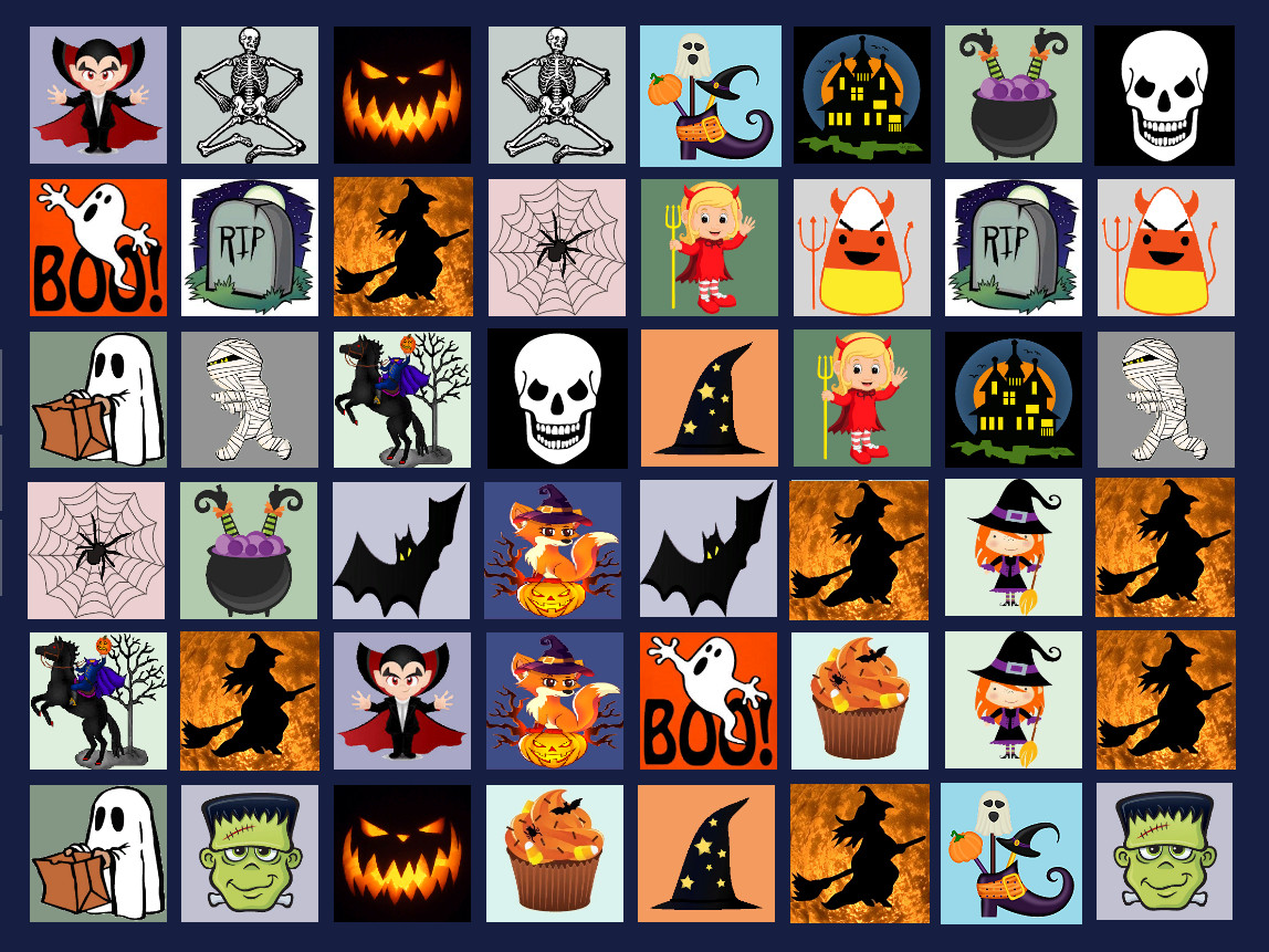 Memory Lost-Pairs - Halloween Pack #3