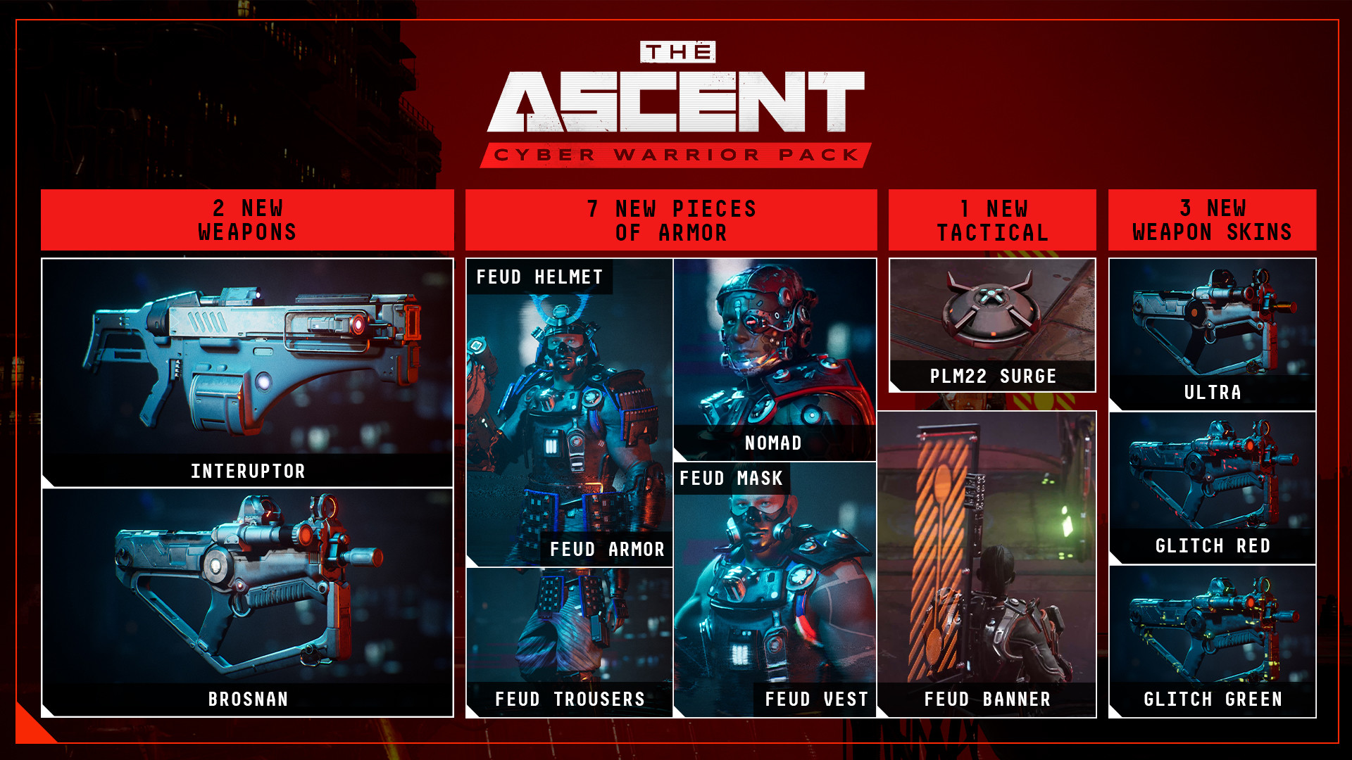 The Ascent - Cyber Warrior Pack Featured Screenshot #1