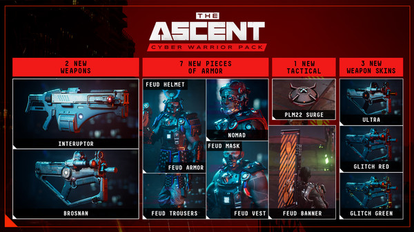 скриншот The Ascent - Cyber Warrior Pack 0