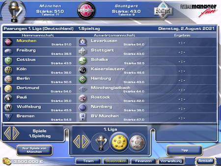 Скриншот из Fussballmanager Fun