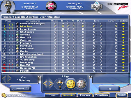 Скриншот из Fussballmanager Fun