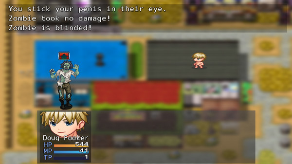 Zombie Fooker: Starring Doug Fooker game for Linux 1