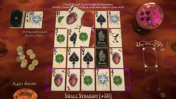 Скриншот из Curses of Tarot