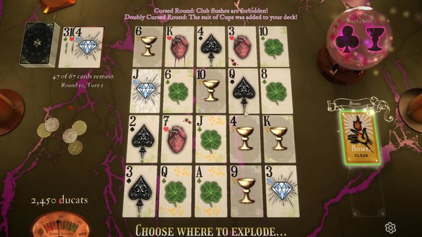 Скриншот из Curses of Tarot