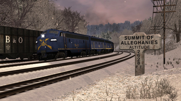 скриншот Train Simulator: B&O Mountain Subdivision Retro Pack 4