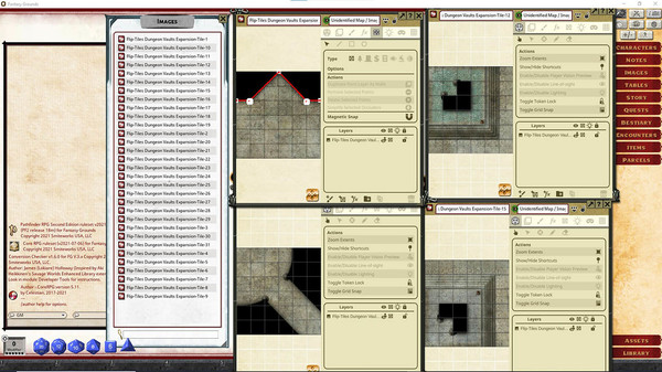 скриншот Fantasy Grounds - Pathfinder RPG - Dungeon Vaults Expansion 4
