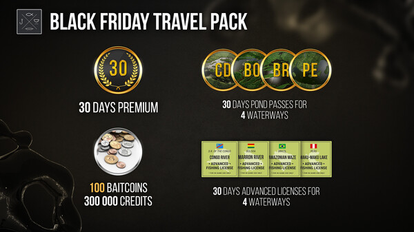 Fishing Planet: Black Friday Travel Pack for steam Fishing Planet: Black Friday Travel Pack for steam
