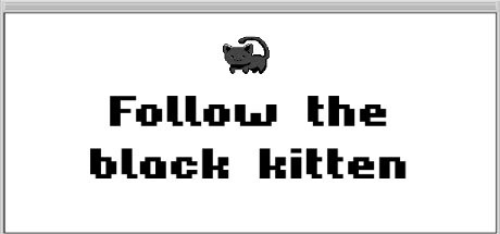 Follow the Black Kitten banner