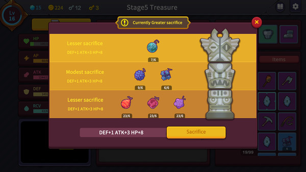 Скриншот из Minimal Dungeon RPG
