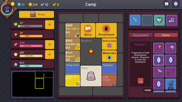 Скриншот из Minimal Dungeon RPG