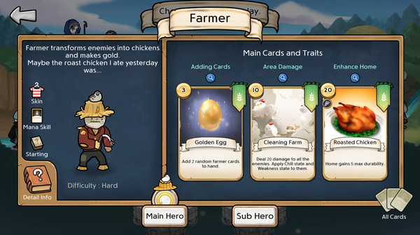 скриншот 3 Minute Heroes - Scarecrow (Farmer Skin) 0