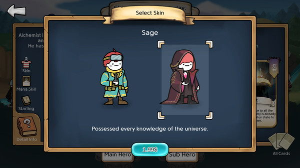 скриншот 3 Minute Heroes - Sage (Alchemist Skin) 1