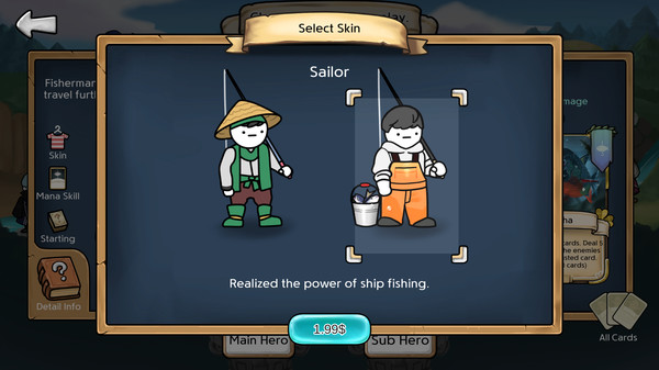 скриншот 3 Minute Heroes - Sailor (Fisher Skin) 1