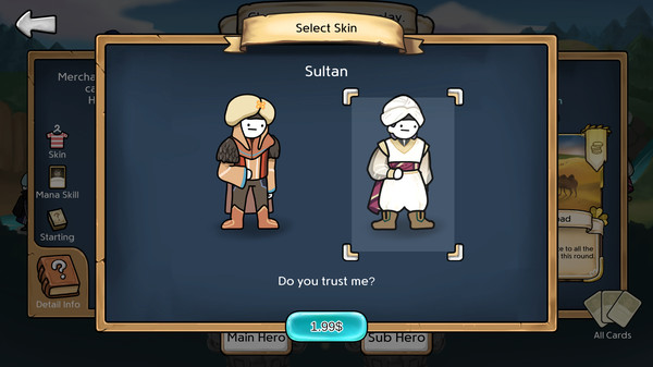 скриншот 3 Minute Heroes - Sultan (Merchant Skin) 1