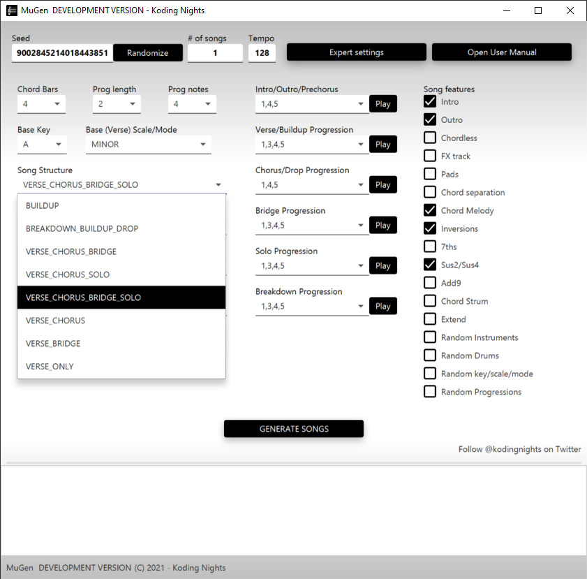 MuGen - The Music Generator screenshot 1