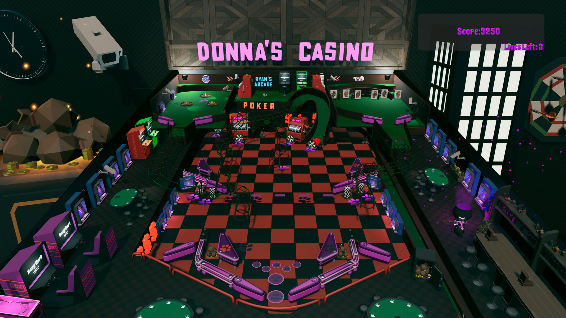 Roxy Raccoon's Pinball Panic screenshot 1