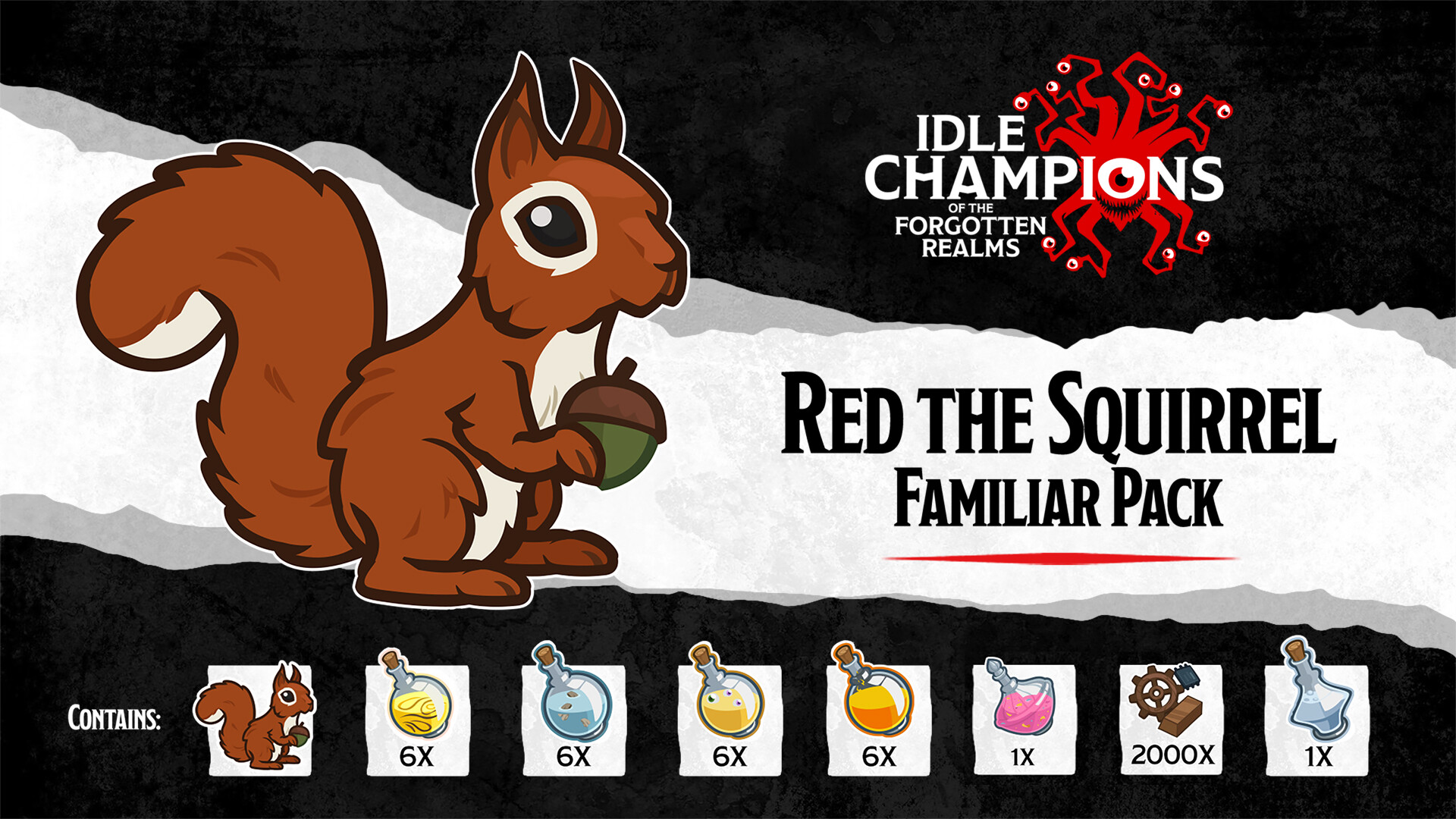 Idle Champions - Red the Squirrel Familiar Pack Featured Screenshot #1