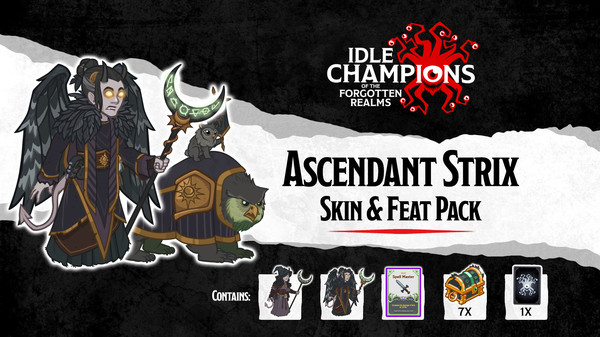 скриншот Idle Champions - Ascendant Strix Skin & Feat Pack 0