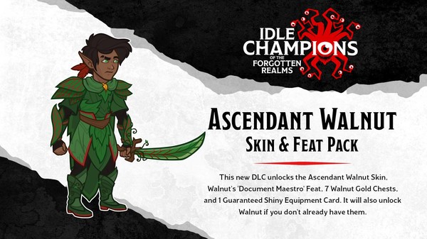 скриншот Idle Champions - Ascendant Walnut Skin & Feat Pack 1