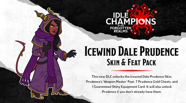 скриншот Idle Champions - Icewind Dale Prudence Skin & Feat Pack 1
