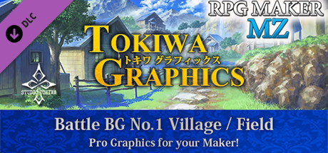 RPG Maker MZ -  TOKIWA GRAPHICS Battle BG No.1 Village/Field banner