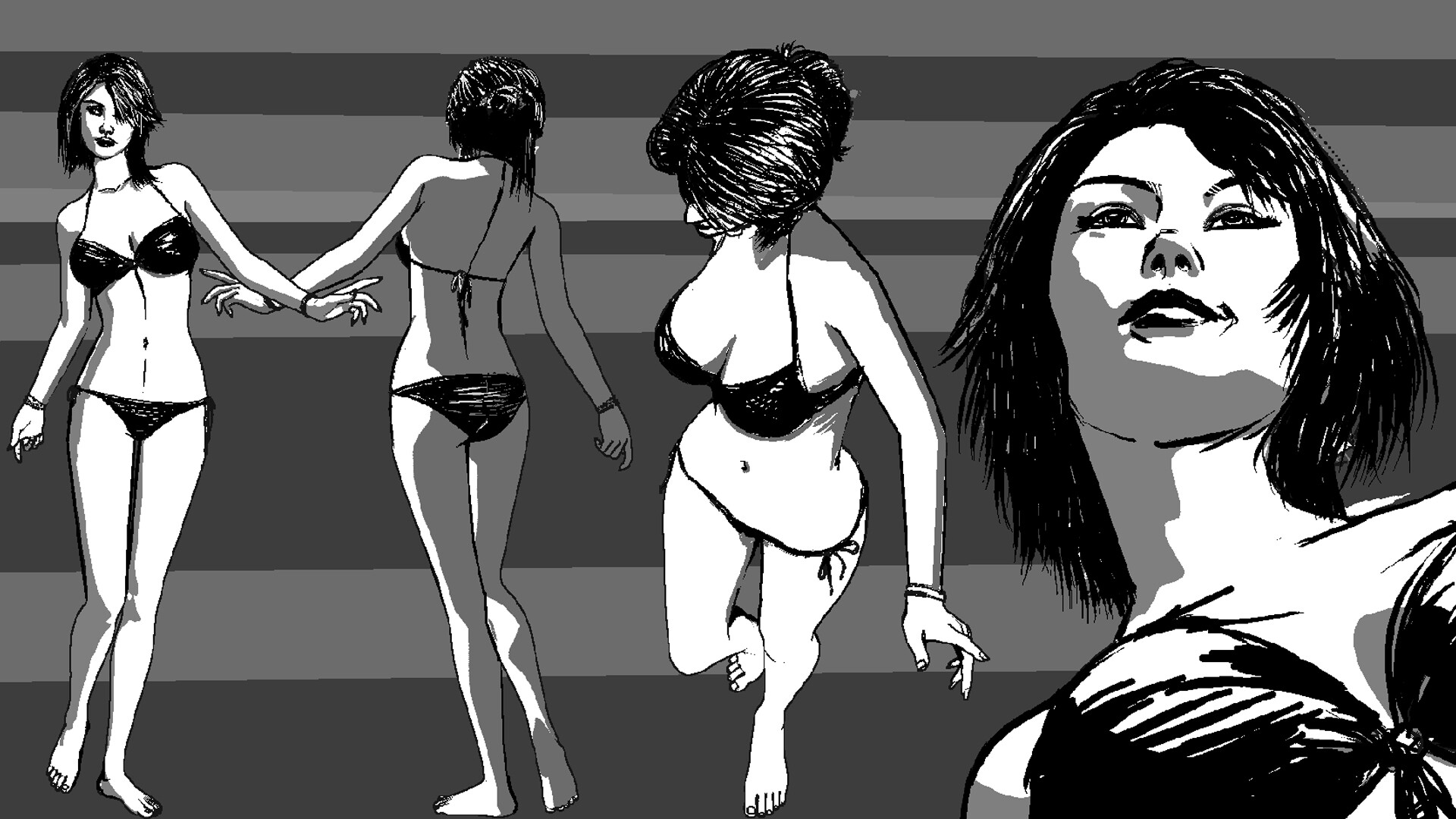 Easy Sketch Pose #22