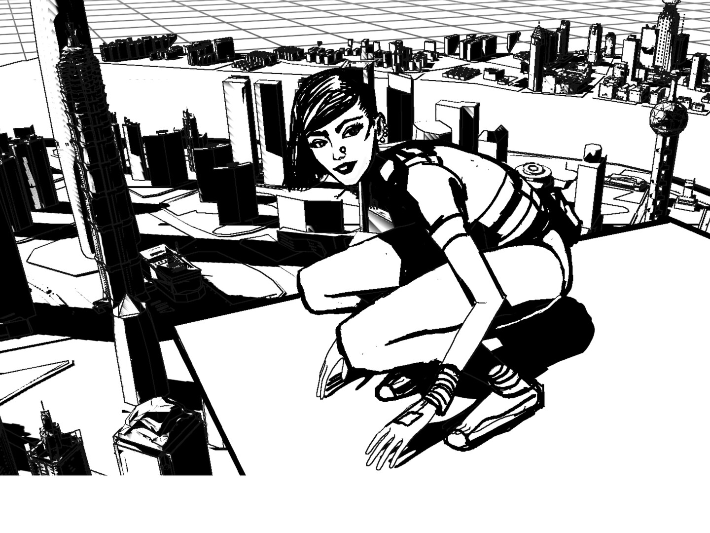 Easy Sketch Pose #20