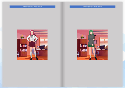 Anime Jigsaw Girls - Office ArtBook for steam