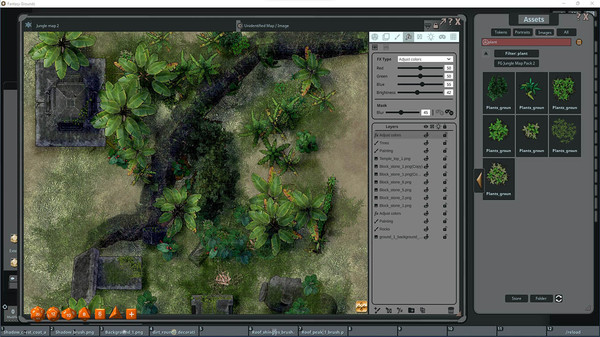 скриншот Fantasy Grounds - FG Jungle Map Pack 2 3