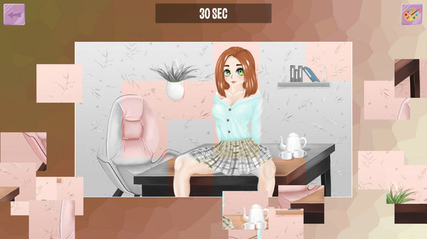 Girls on puzzle 5 game for Linux 1