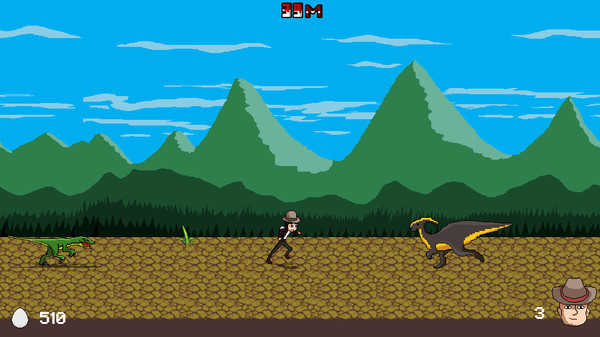 скриншот Dinosaur Race 1