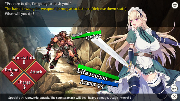 Maid Knight Alicia game for windows Pc 1