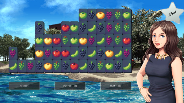 скриншот Date With a Girl: Mahjong 2