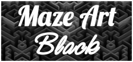 Maze Art: Black Cover Image