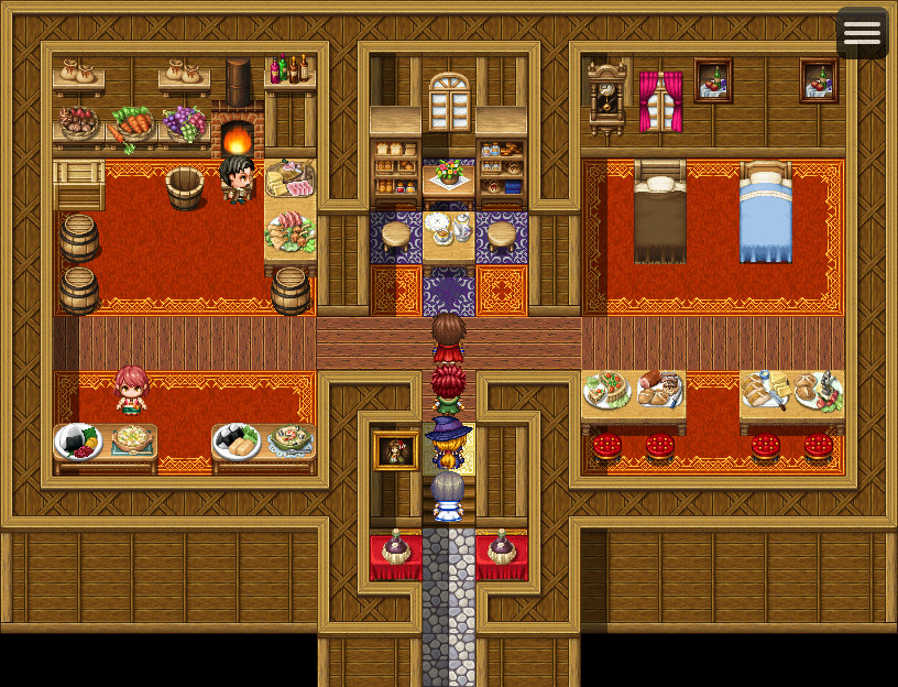 RPG Maker MZ - Meal Time Tileset - Fantasy Edition Featured Screenshot #1