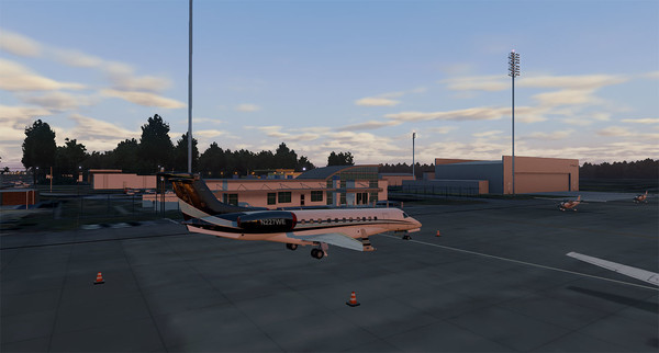 скриншот X-Plane 11 - Add-on: Verticalsim - KMYR - Myrtle Beach International Airport XP 4
