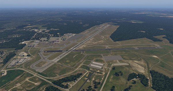 скриншот X-Plane 11 - Add-on: Verticalsim - KFAY - Fayetteville Regional Airport XP 0
