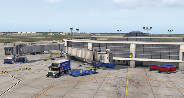 скриншот X-Plane 11 - Add-on: Verticalsim - KMSY - New Orleans International Airport XP 0