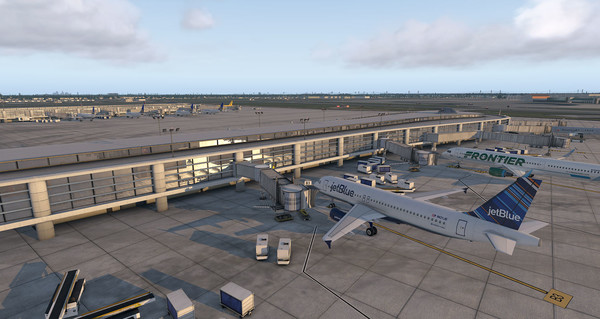 скриншот X-Plane 11 - Add-on: Verticalsim - KMSY - New Orleans International Airport XP 3