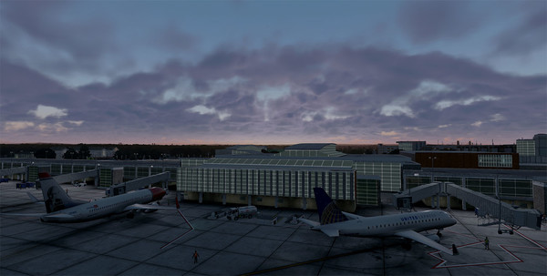 скриншот X-Plane 11 - Add-on: Verticalsim - KPVD - T. F. Green Airport XP 3