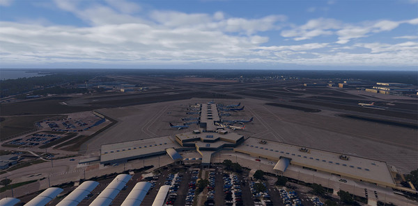 скриншот X-Plane 11 - Add-on: Verticalsim - KSRQ - Sarasota-Bradenton International Airport XP 5