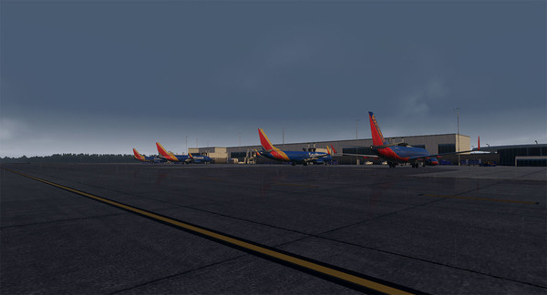 скриншот X-Plane 11 - Add-on: Verticalsim - KISP - Long Island MacArthur Airport XP 3