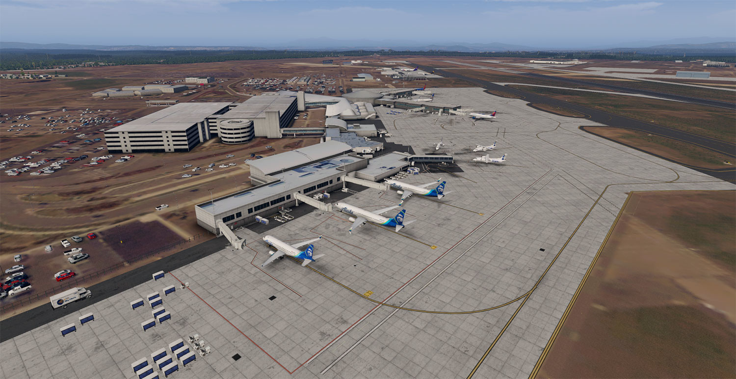 X-Plane 11 - Add-on: Verticalsim - KGEG - Spokane International Airport XP Featured Screenshot #1