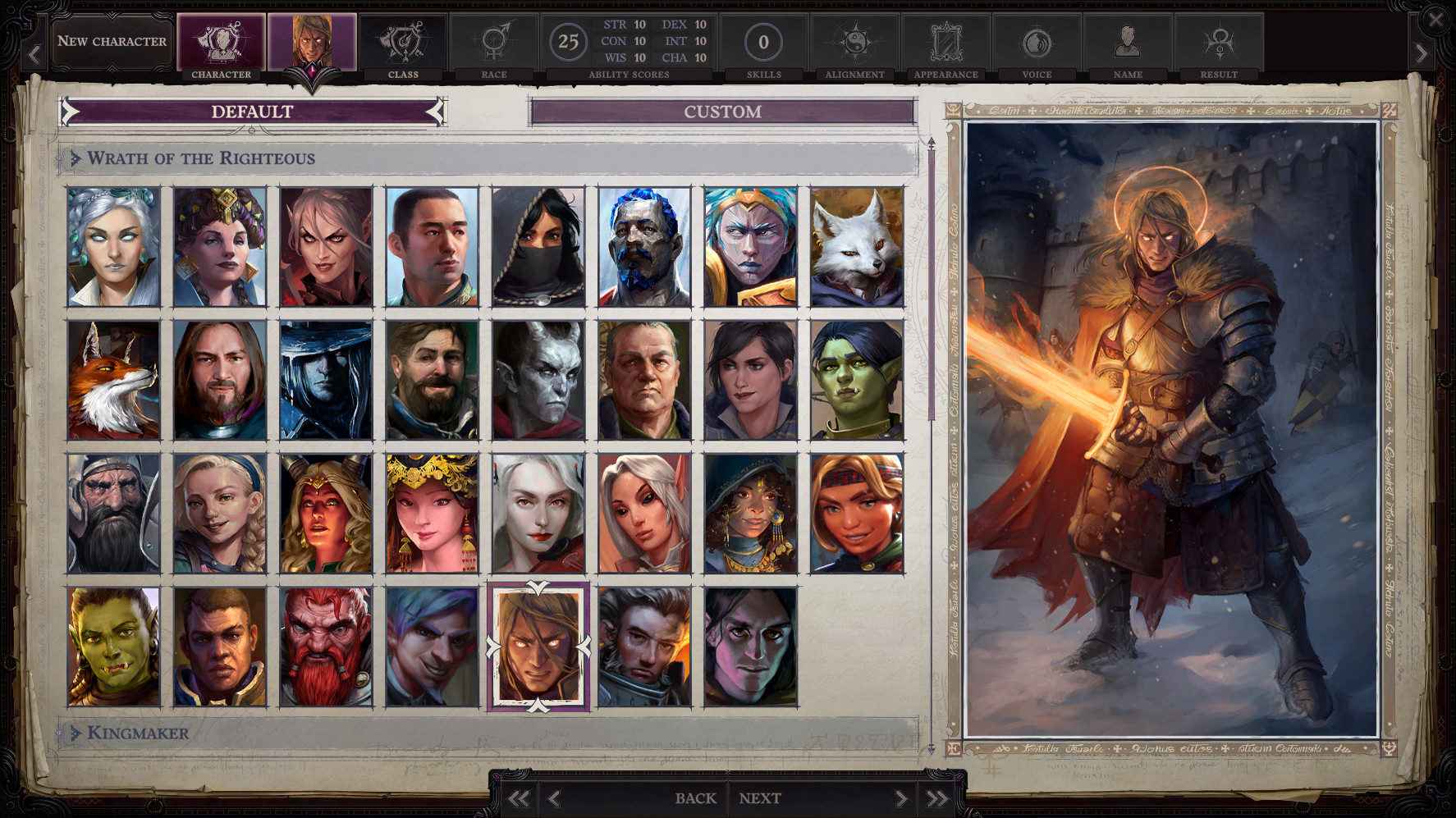 Pathfinder: Wrath of the Righteous -- How to use custom portraits