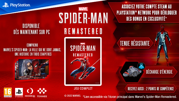 Acheter Marvel's Spider-Man Remastered Steam
