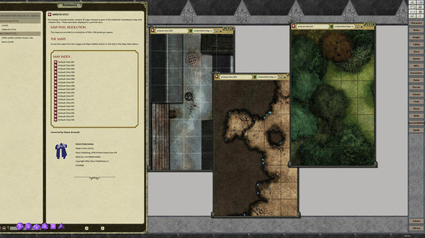 скриншот Fantasy Grounds - Pathfinder RPG - GameMastery Map Pack: Ambush Sites 0