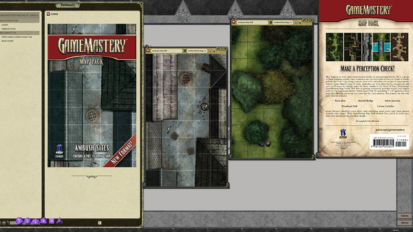 скриншот Fantasy Grounds - Pathfinder RPG - GameMastery Map Pack: Ambush Sites 3